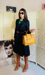 Rent vintage navy and green dress suit
