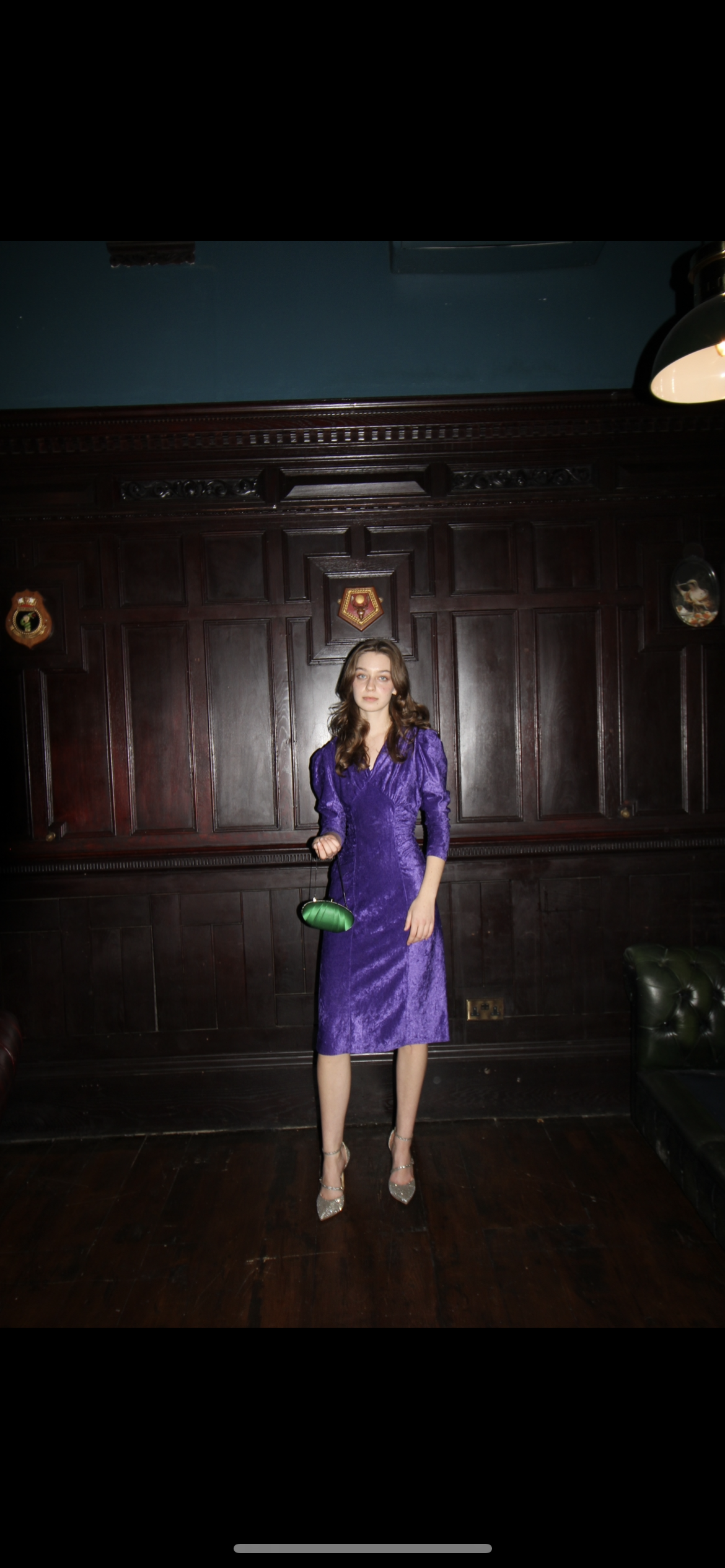 RENT Regal Purple Dress Look