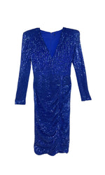 Rent cobalt blue sequin dress