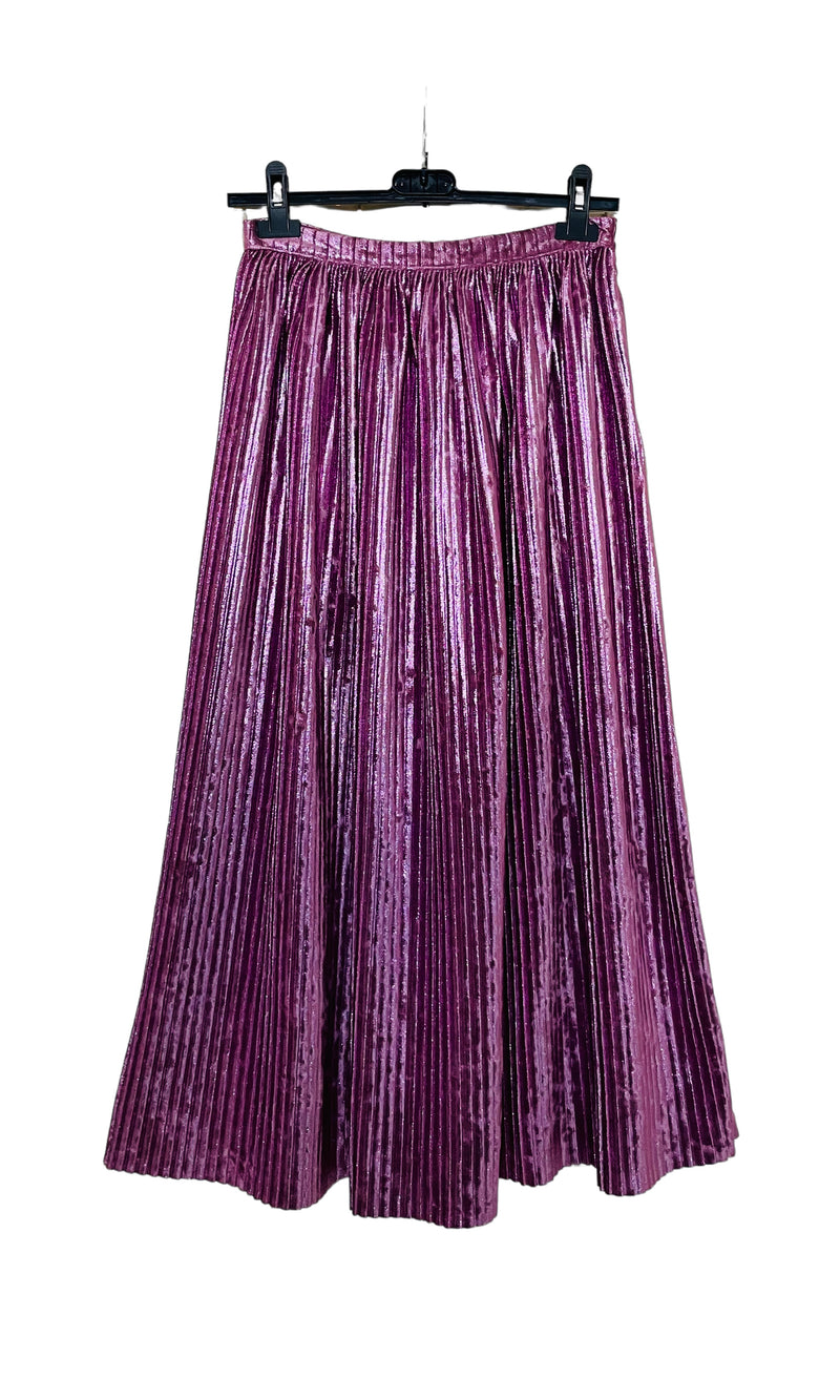 Rent Lilac Purple Pleated Maxi Skirt