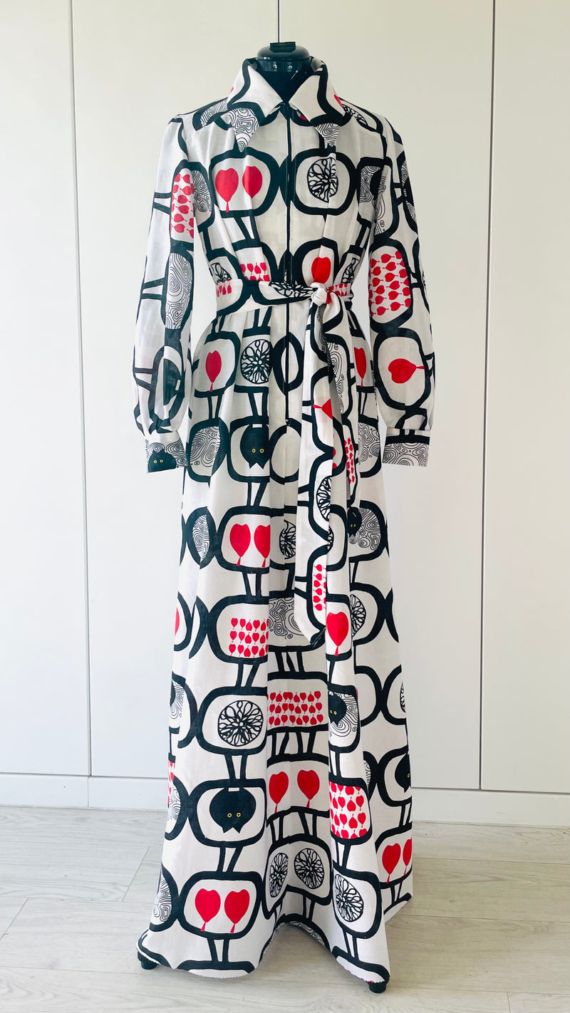 Made to order LIMITED EDITION 70s maxi Dress