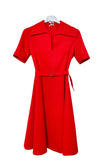 Rent red retro vintage dress