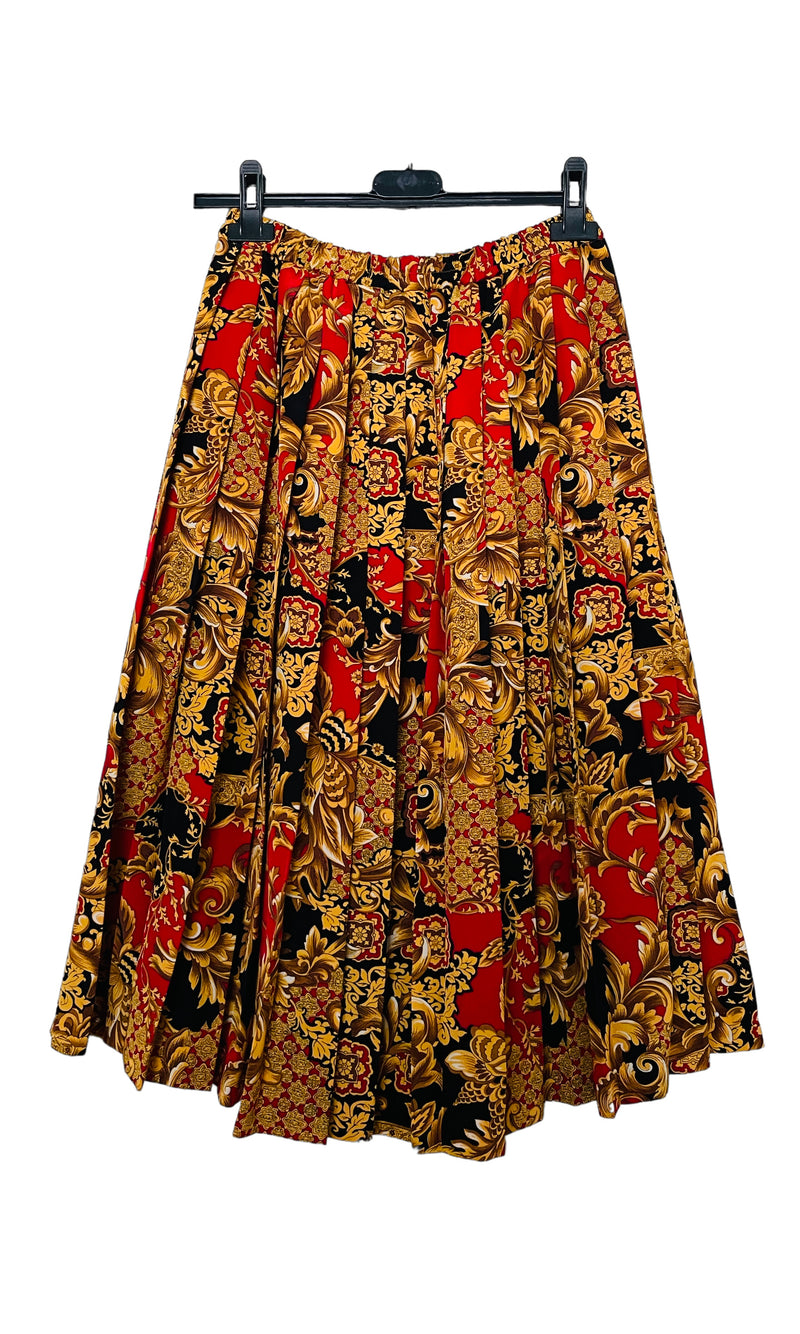 Rent vintage printed skirt