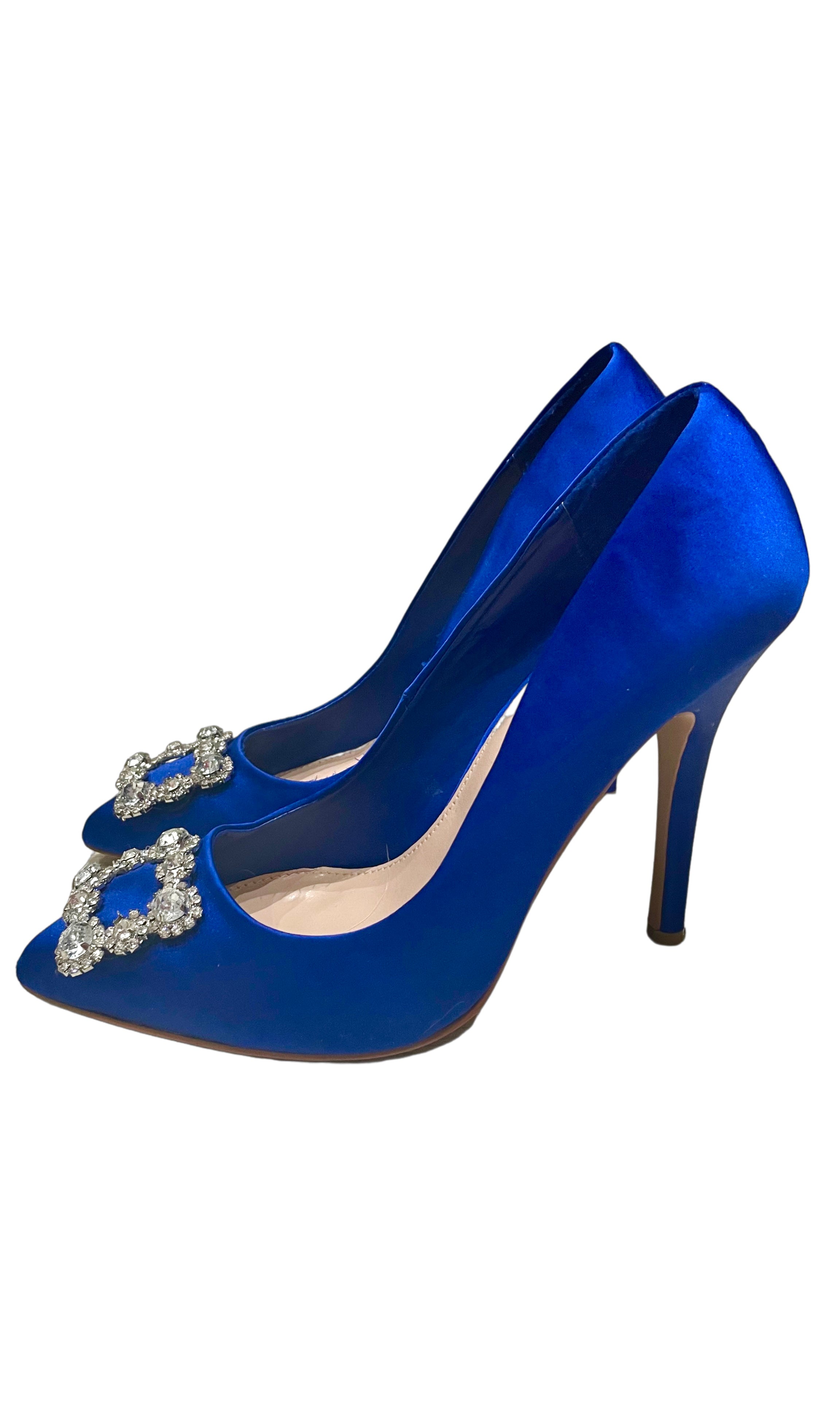 Cobalt Blue Stiletto Court Shoes WearMyWardrobeOut