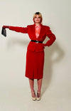 Vintage Red Windsmoor Suit