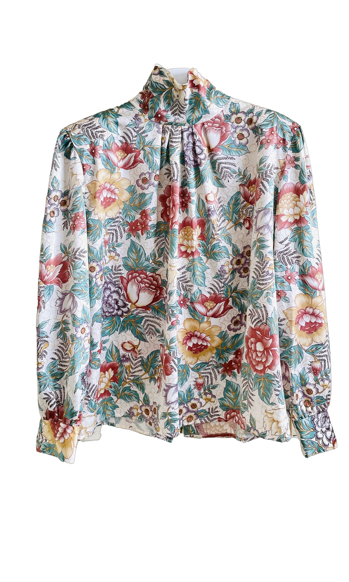 Vintage Diane von Furstenberg Floral Blouse