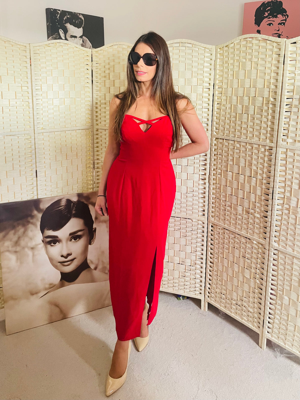 Vintage Frank Usher Red Cocktail Dress – WearMyWardrobeOut