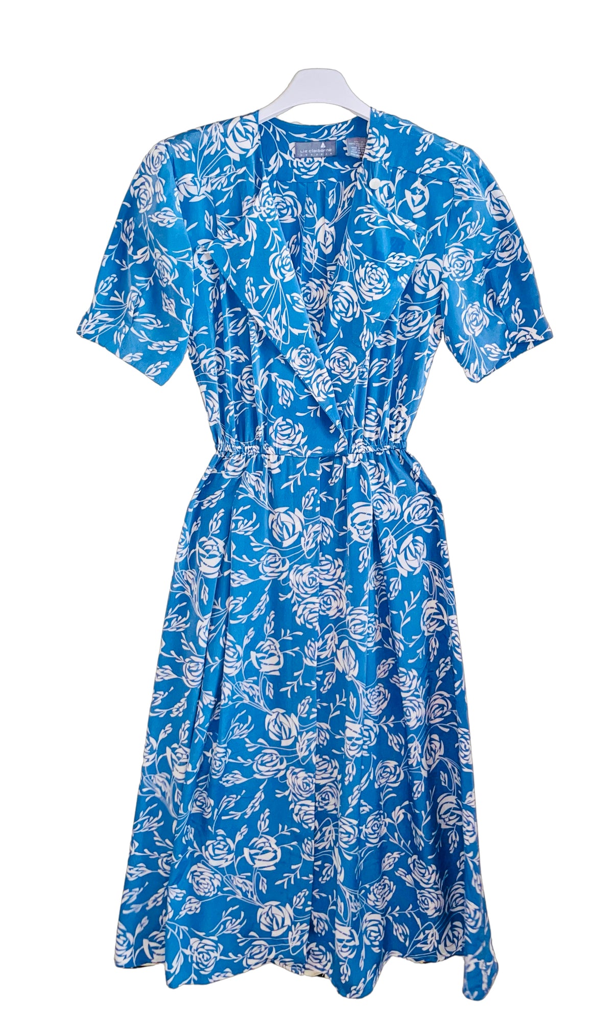 Vintage Liz Claiborne Floral Midi Tea Dress WearMyWardrobeOut Vintage Liz Claiborne Floral Midi Tea Dress WearMyWardrobeOut