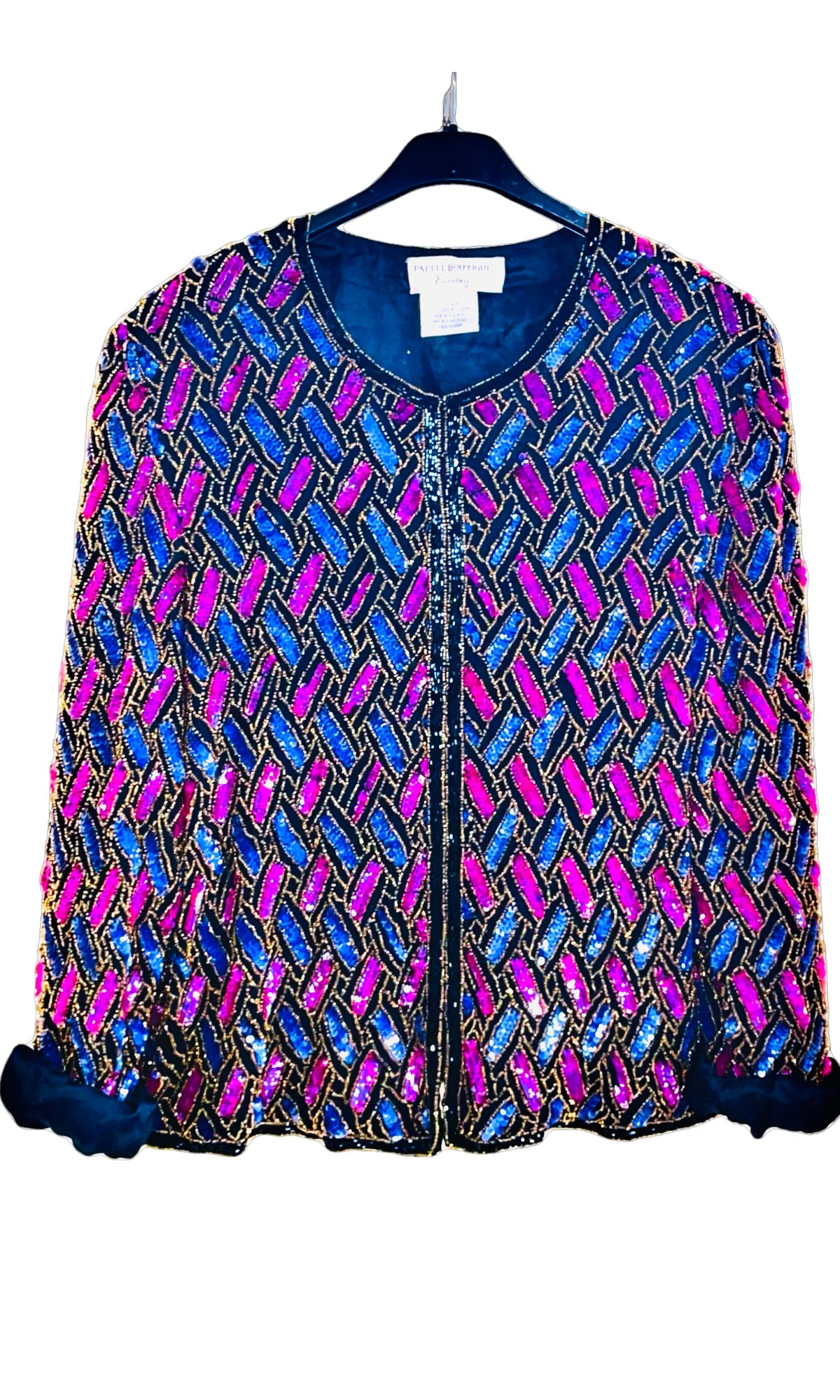 Rent Vintage purple sequin jacket