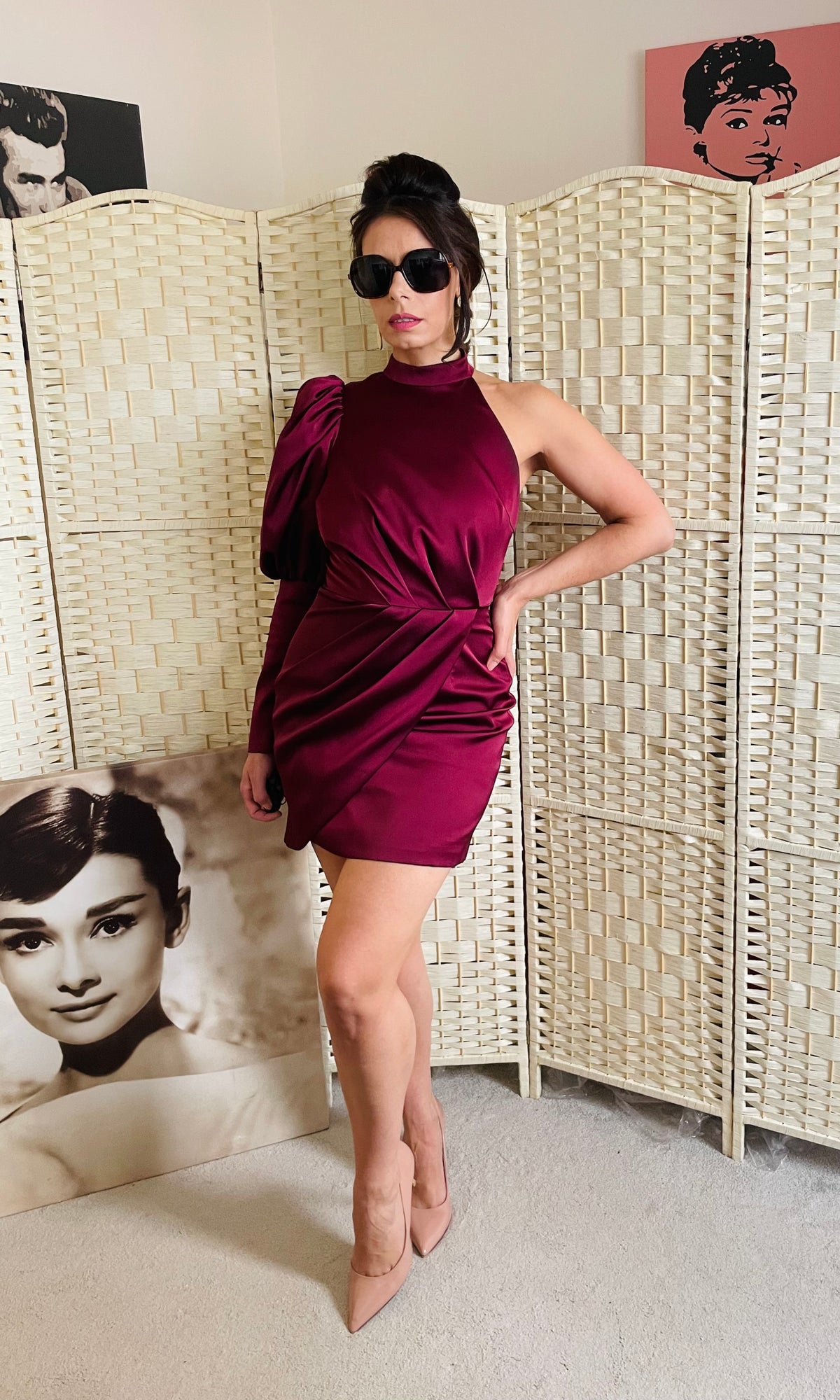 Dark Red Cocktail Dress WearMyWardrobeOut Dark Red Cocktail Dress WearMyWardrobeOut