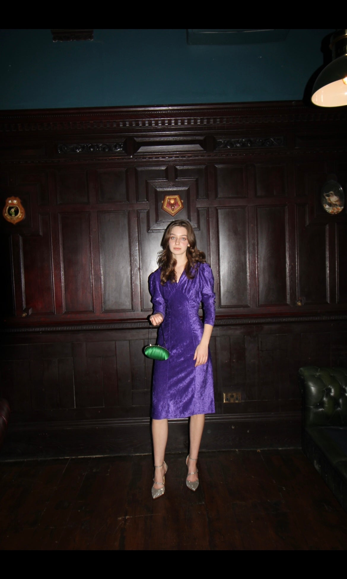 RENT Regal Purple Dress Look