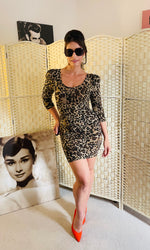 rent vintage leopard dress
