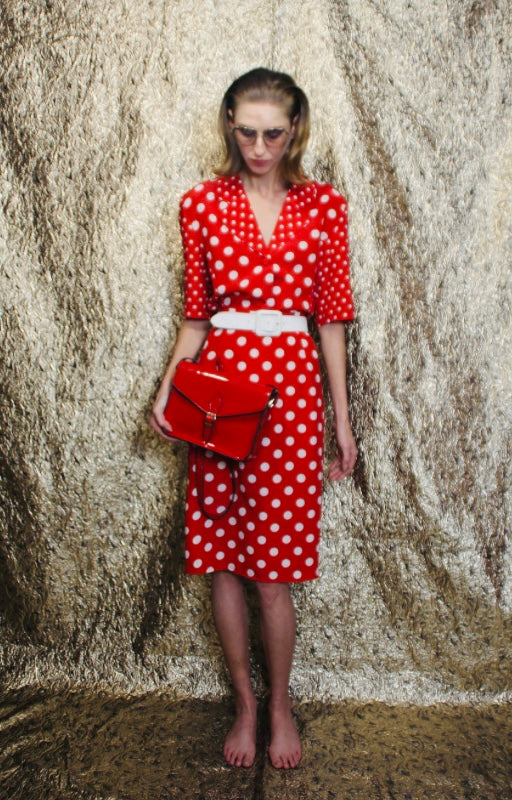 Red Vintage Twin Skirt Set
